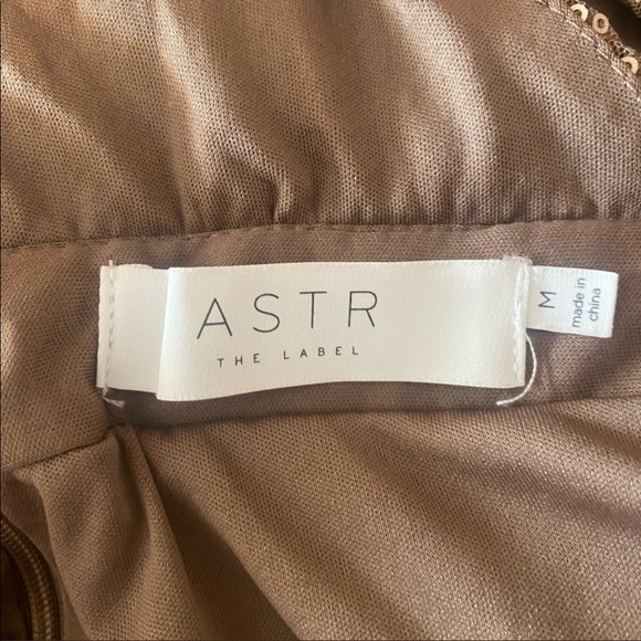 “ASTR” Sabrina Sequin Halter Romper - Picture 5 of 5